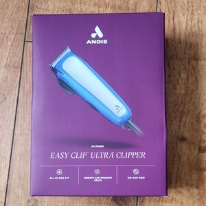 Andis Easy Clip Ultra Clipper - Purple and Blue
